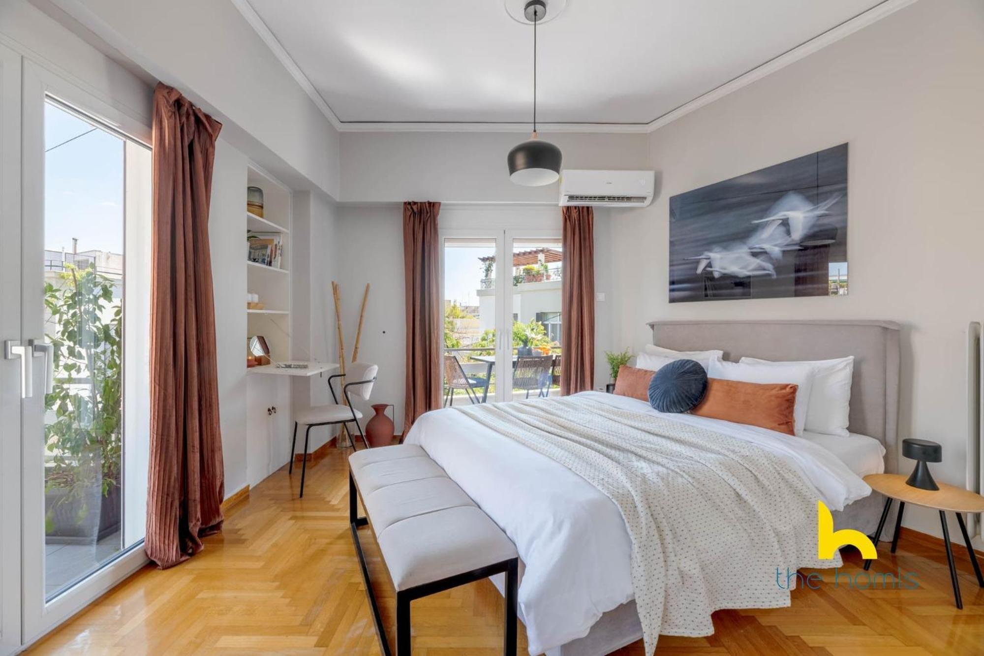 Sun-Splashed Sanctum With Big Balconies, Acropolis Atenas Exterior foto
